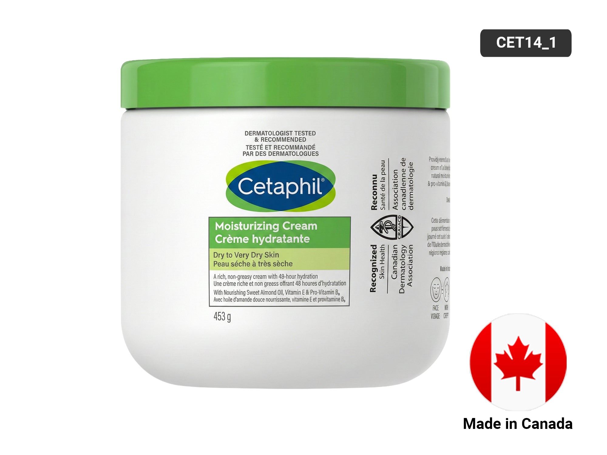 Cetaphil Moisturizing Cream Dry to Very Dry Skin 453g - Canada in Sri Lanka